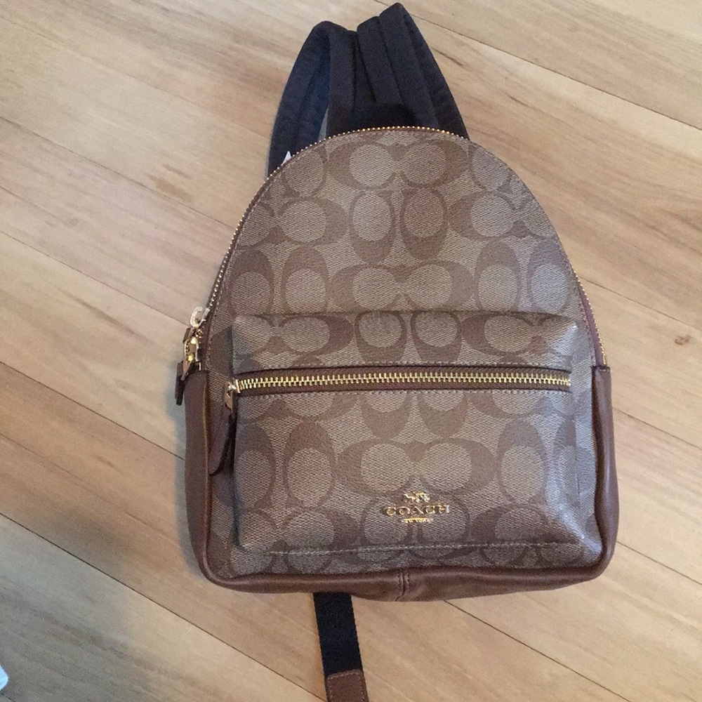 Coach mini backpack